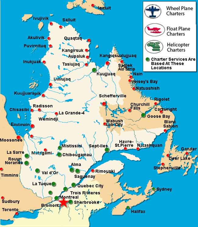 Bromont Charter Flights